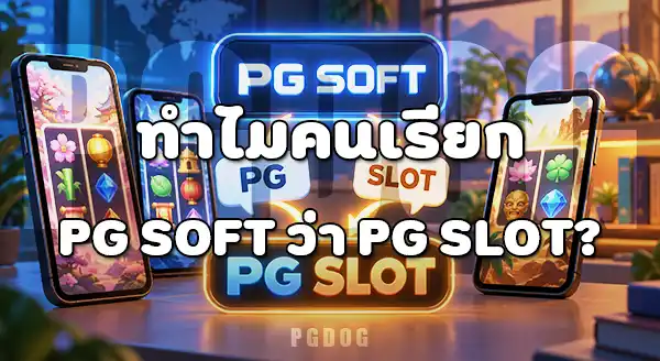 PG Slot คือ PG Soft ใช่ไหม