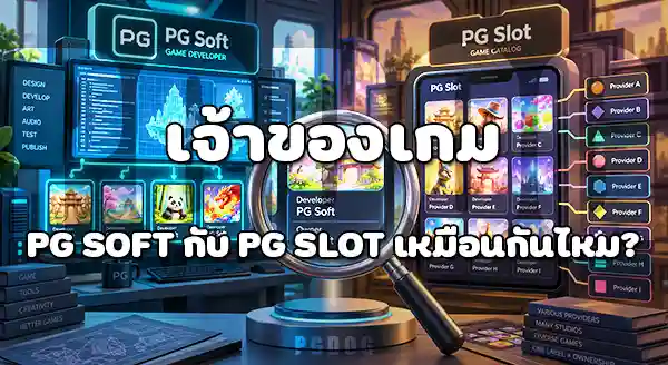 PG Soft กับ PG Slot ต่างกันยังไง