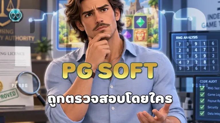 PG Soft ถูกตรวจสอบโดยใคร