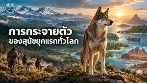 การกระจายตัว ของสุนัขยุคแรกทั่วโลก