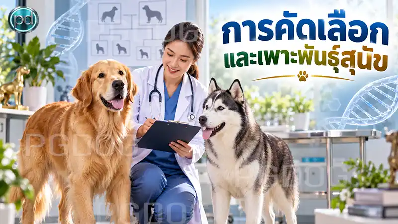 การคัดเลือก และเพาะพันธุ์สุนัข