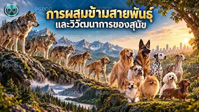 การผสมข้ามสายพันธุ์ และวิวัฒนาการของสุนัข