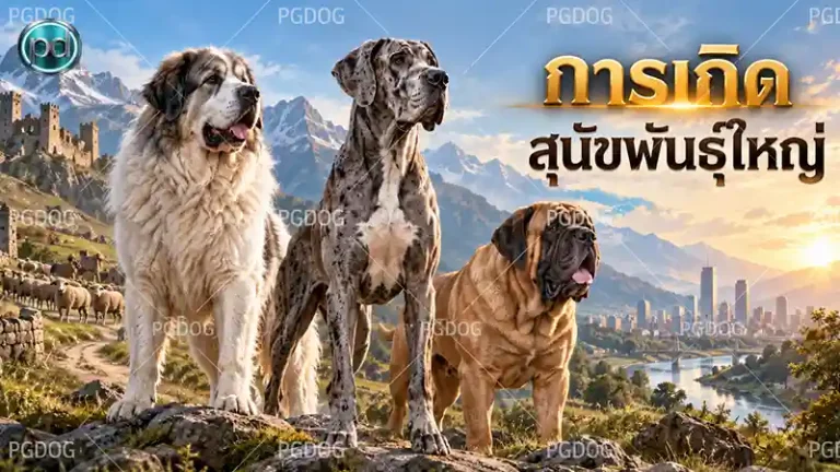 การเกิด สุนัขพันธุ์ใหญ่