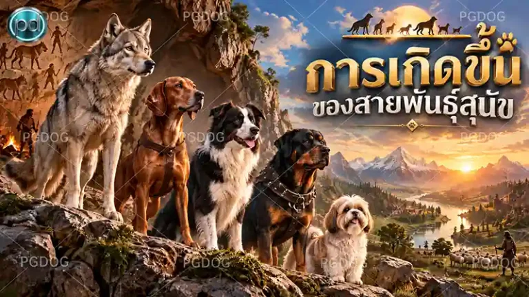 การเกิดขึ้น ของสายพันธุ์สุนัข