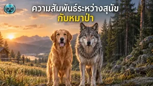ความสัมพันธ์ระหว่างสุนัข กับหมาป่า
