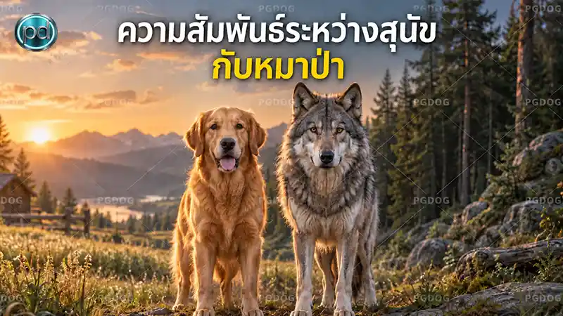 ความสัมพันธ์ระหว่างสุนัข กับหมาป่า