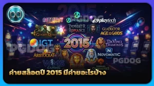 ค่ายสล็อตปี 2015 มีค่ายอะไรบ้าง