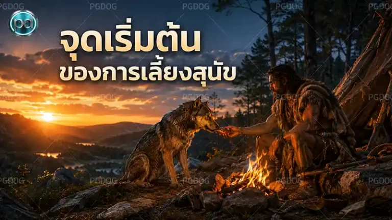 จุดเริ่มต้น ของการเลี้ยงสุนัข