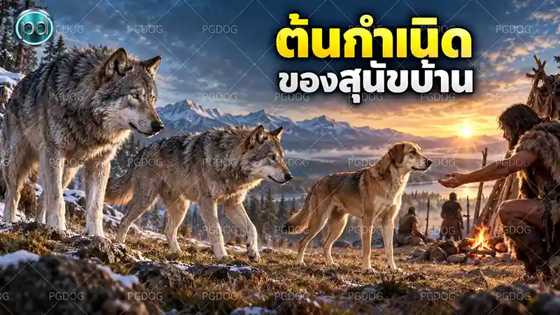 ต้นกำเนิด ของสุนัขบ้าน