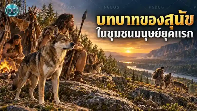บทบาทของสุนัข ในชุมชนมนุษย์ยุคแรก
