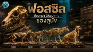 ฟอสซิลที่บอกเล่าวิวัฒนาการ ของสุนัข