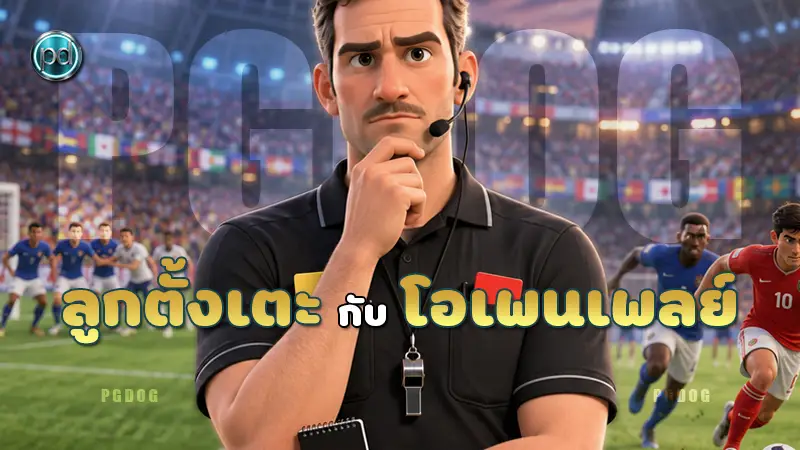 ลูกตั้งเตะ กับ โอเพนเพลย์