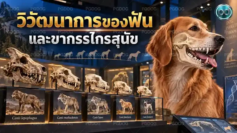 วิวัฒนาการของฟัน และขากรรไกรสุนัข