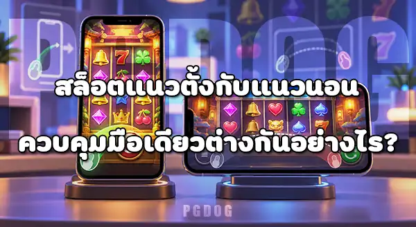 สล็อตแนวตั้ง vs สล็อตแนวนอน