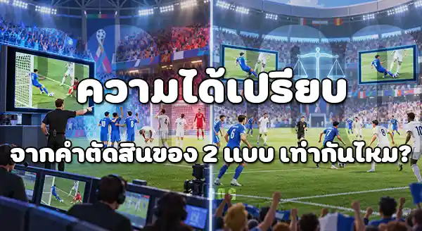 เกมที่มี VAR กับ ไม่มี VAR