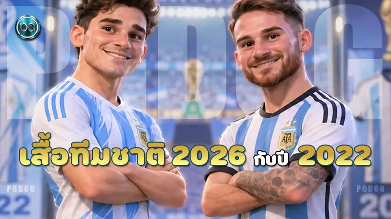 เสื้อทีมชาติ 2026 กับปี 2022